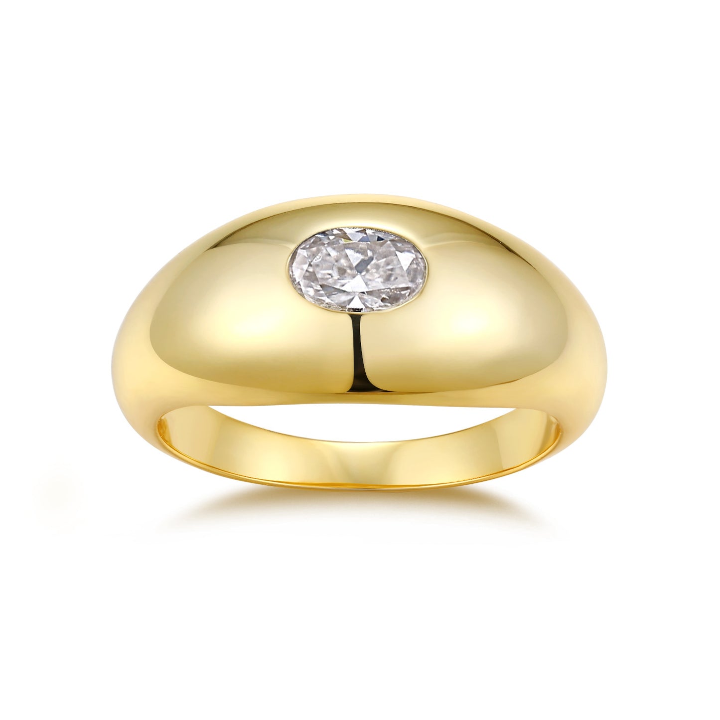 Diamond Geometric Ring