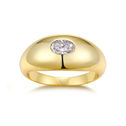 Diamond Geometric Ring