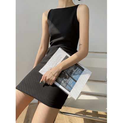 Sleek Chiffon Shift Dress