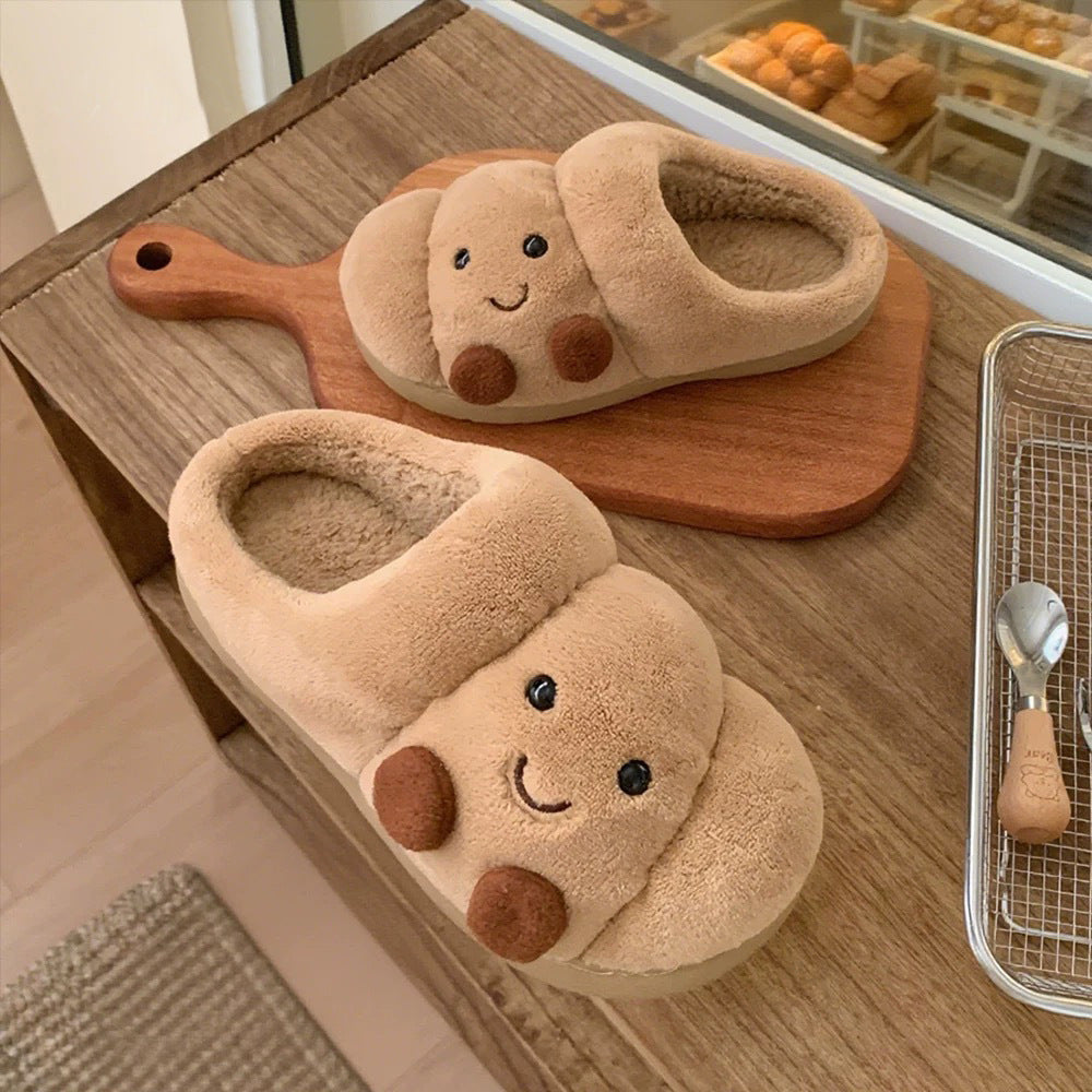 Plushie Loaf of Bread Slippers