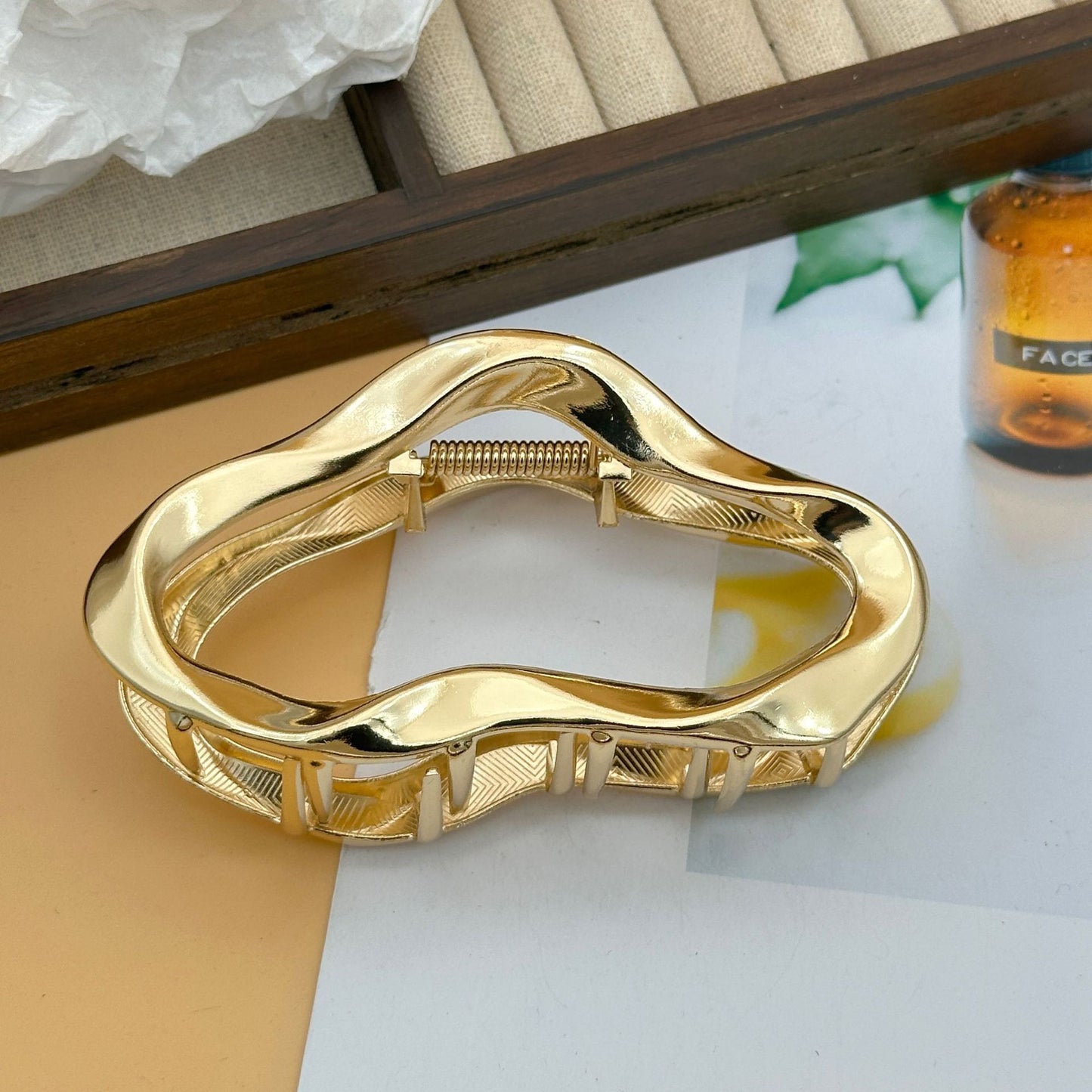 Metallic Cloud Hair Clip