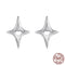 S925 Sterling Silver Star Stud Earrings
