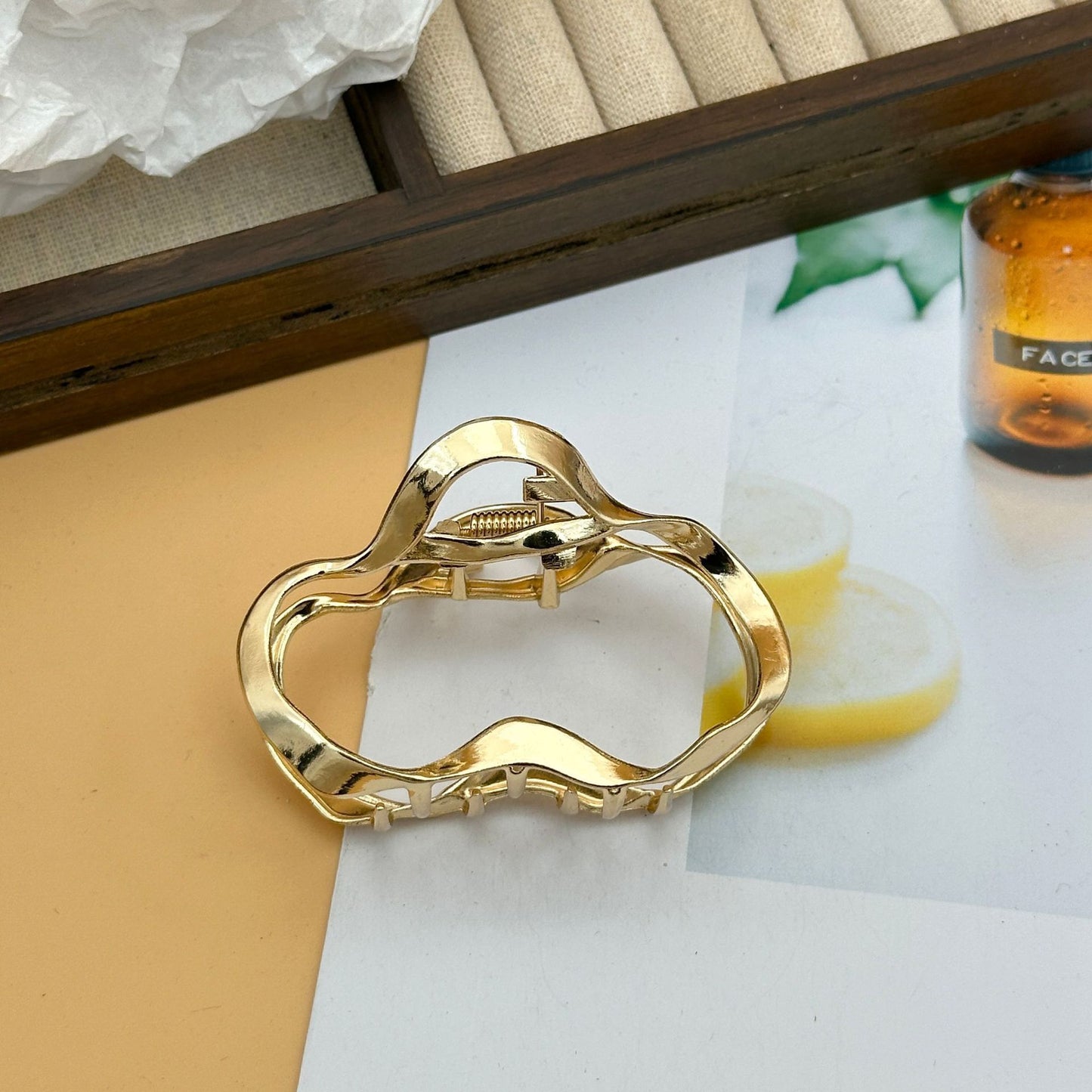 Metallic Cloud Hair Clip