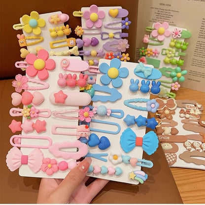 Pastel Kawaii Bow Hair Clips