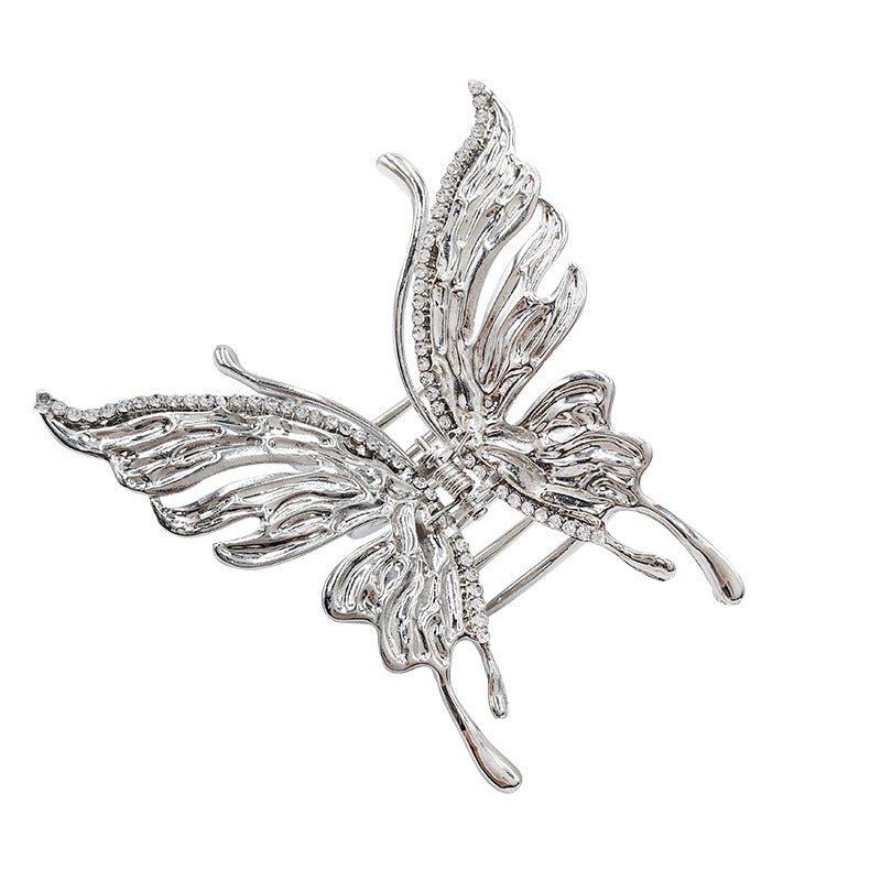 Liquid Metal Butterfly Hairpin
