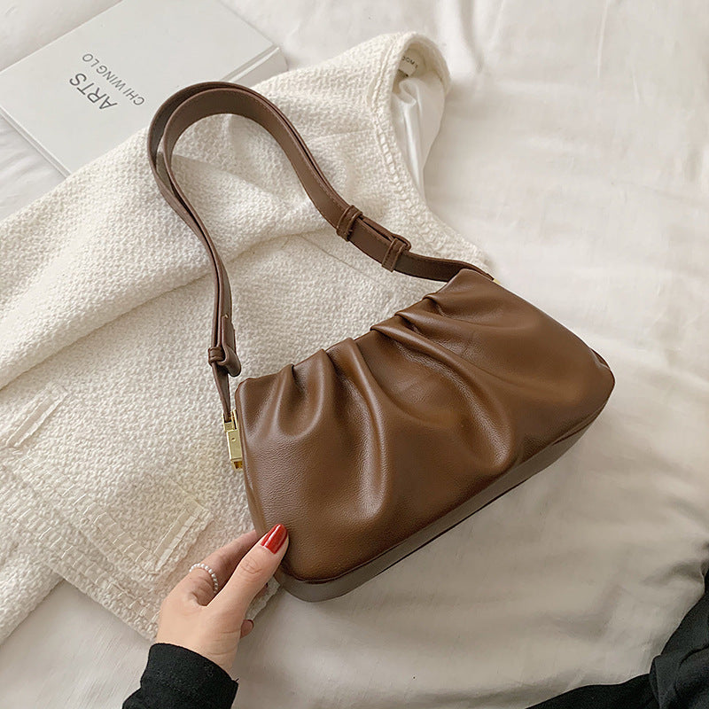 Pleated Cloud Shoulder Bag