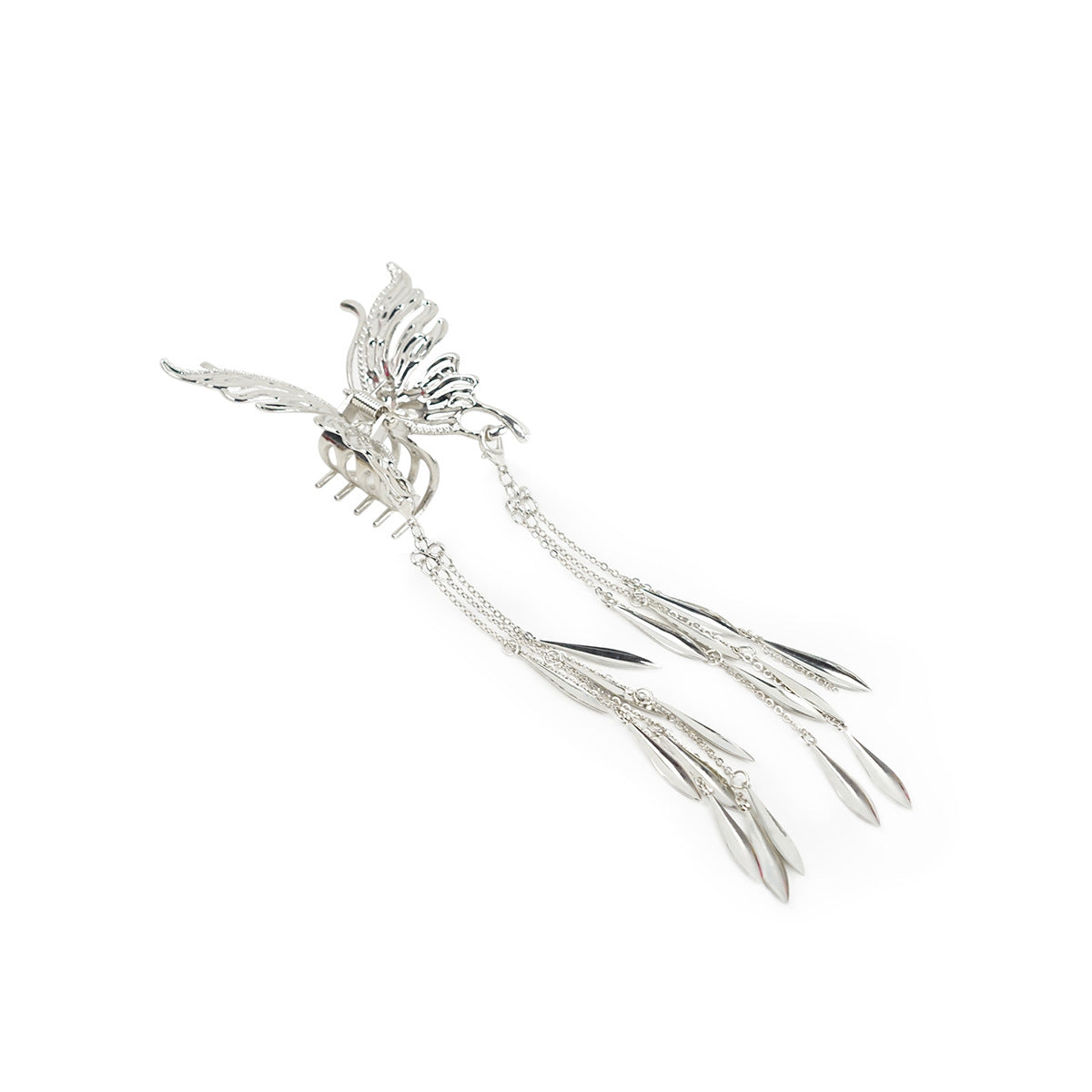 Hollow Butterfly Tassel Barrette