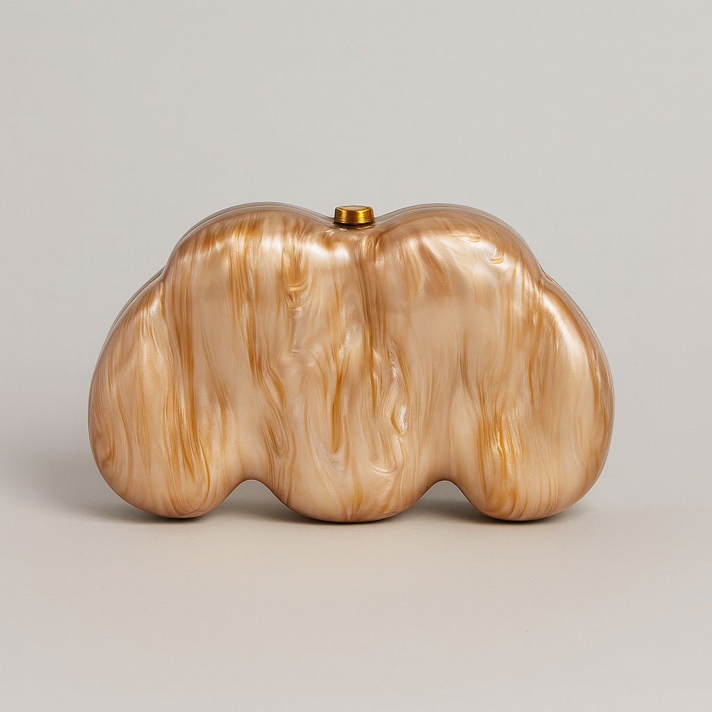 Marble Cloud Clutch