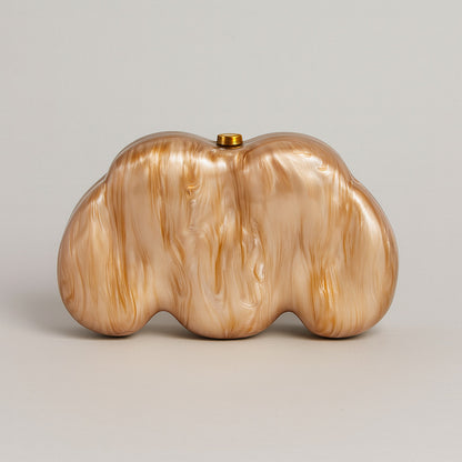Marble Cloud Clutch