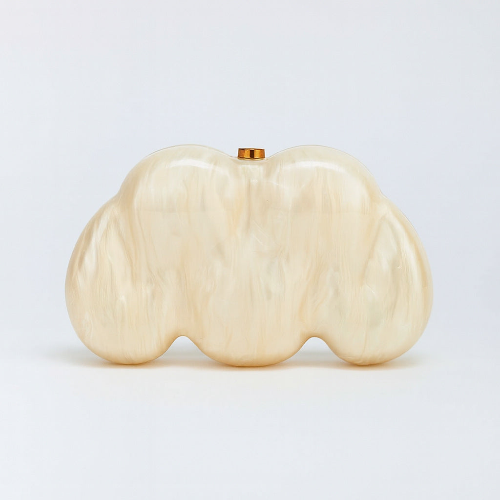 Marble Cloud Clutch