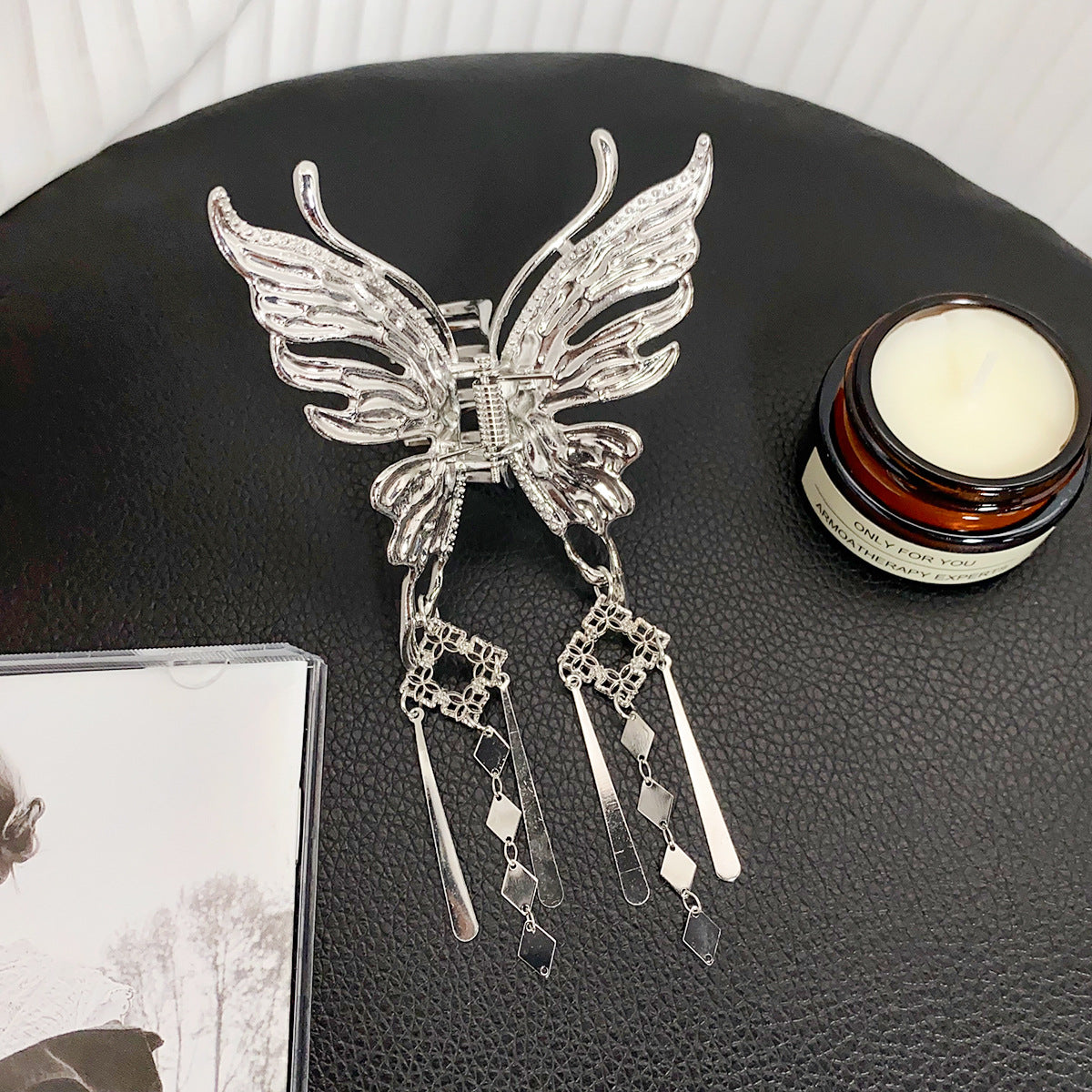 Hollow Butterfly Tassel Barrette