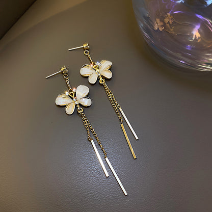 Butterfly Earrings - 925 Silver Needle