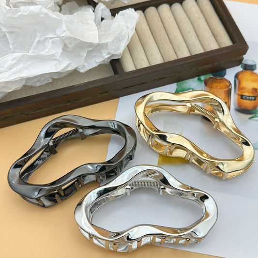 Metallic Cloud Hair Clip