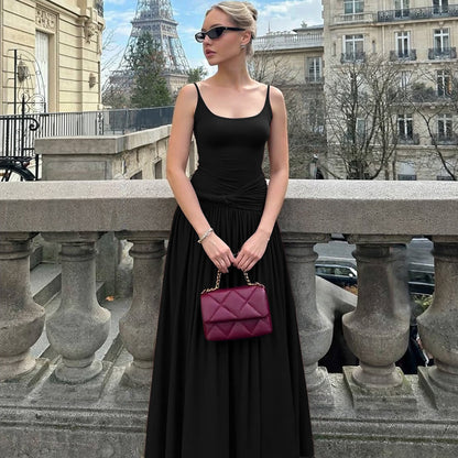 Parisian Pleated Slip Dress