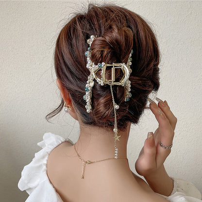 Mermaid Pearl & Shell Hair Clip