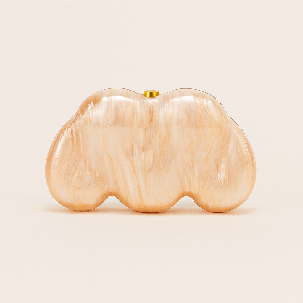 Marble Cloud Clutch