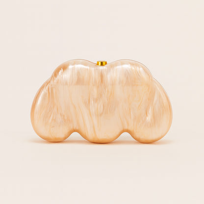 Marble Cloud Clutch