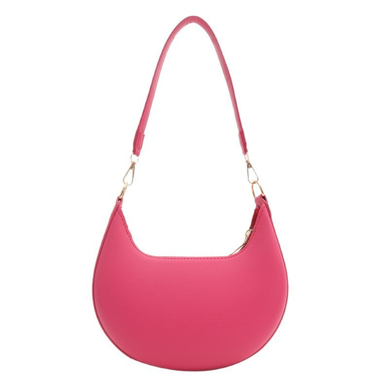 Minimalist Crescent Shoulder Bag