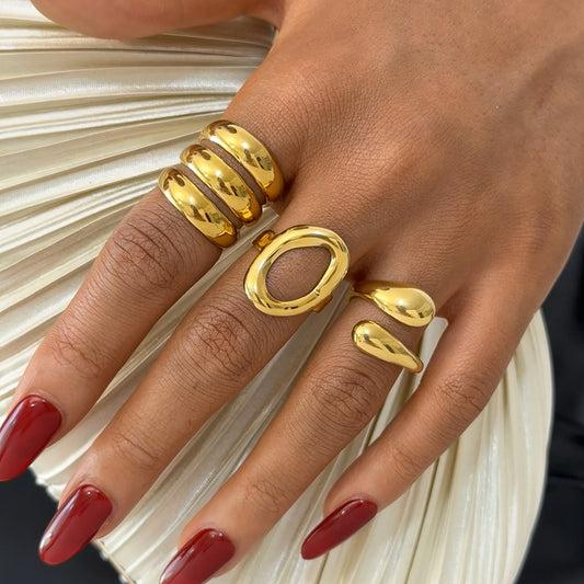 Minimalist Oval Ring