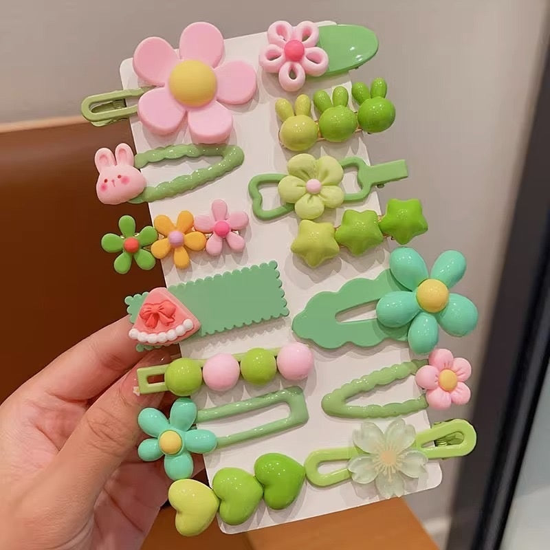Pastel Kawaii Bow Hair Clips